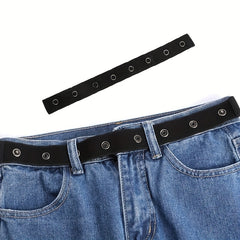 Buckleless Jeans Belt for Women Men Elastic Invisible Casual Belt