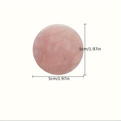 Jade Stone Eyelashes Glue Holder Grafting Eyelashes Glue Round Pallet