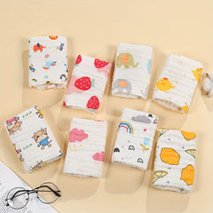 Baby Toddler 6 Layer Cartoon Bib Towel
