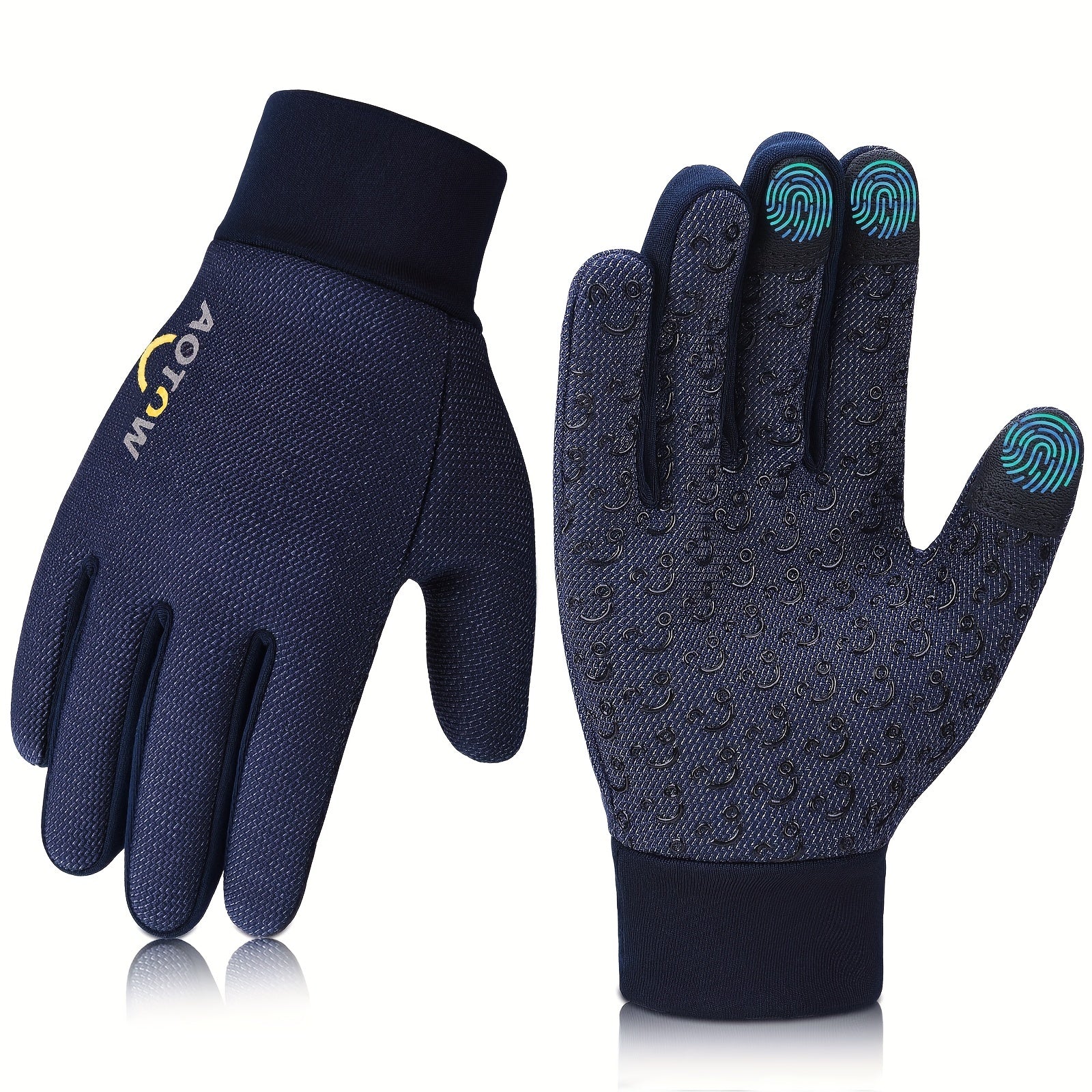 Kids Winter Touch Screen Sport Gloves - Non-slip Warm