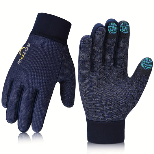 Kids Winter Touch Screen Sport Gloves - Non-slip Warm