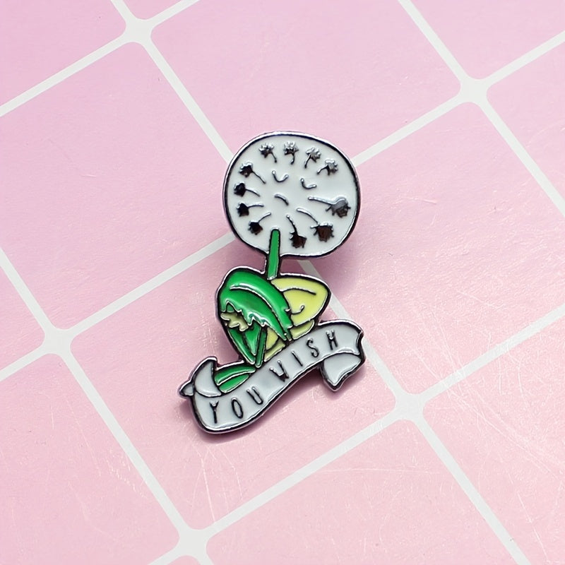 You Wish Dandelion Brooch