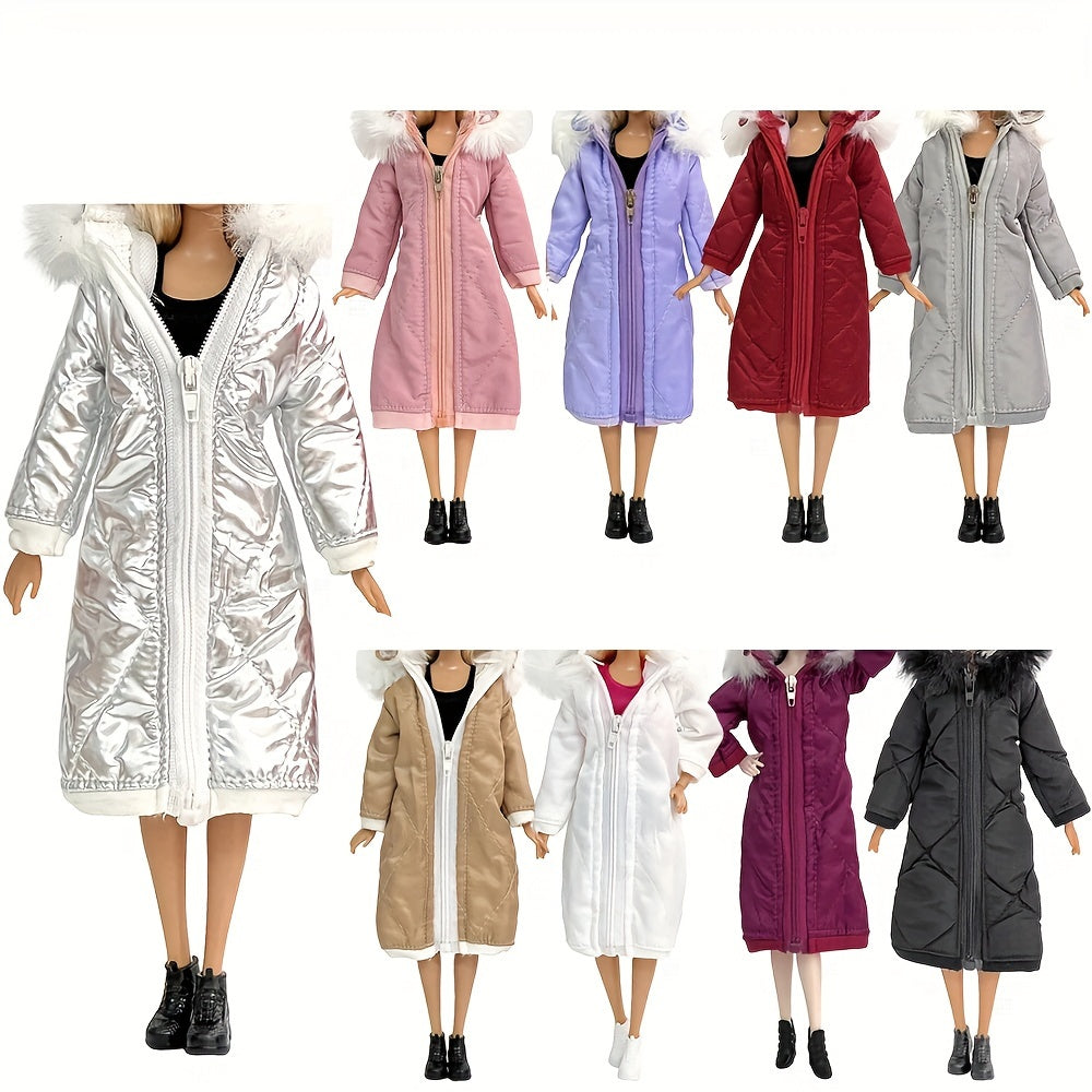 Long Coat Winter Dress Warm Clothes For 1 6 Doll