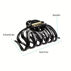 Octopus Hair Claw Resin Nonslip Ponytail Holder Hair Clip