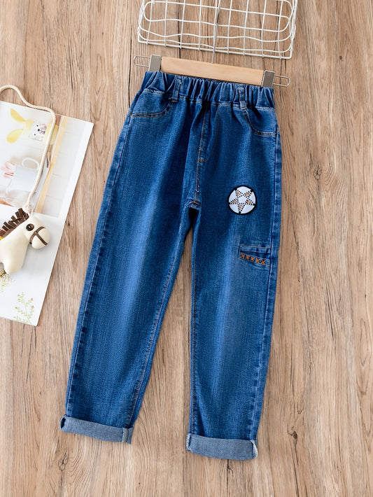 Boys Denim Long Pants With Pocket Kids Clothes Spring Autumn