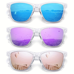 3pcs Polarized Sunglasses For Women Men Classic Retro UV400 Sun Shades