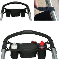 Stroller Organizer Bag with Bottle Holder Baby Stroller Accessories