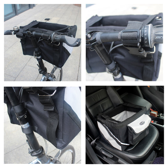 Pet Bicycle Bag for Traveling with Cats and Dogs