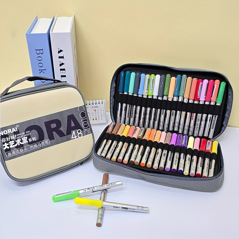 Soft Tip Permanent Art Pens Fine Brush Ink for Sketching and Painting