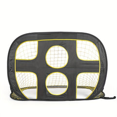 Portable Football Goal Net for Training with Double Holes