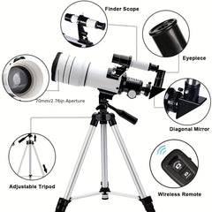 Astronomical Telescope 15-150x Magnification Coated Lens