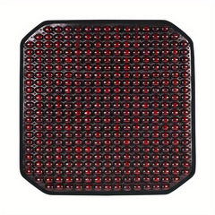 Car Backrest Seat Cushion Cover Wood Bead Summer Cushion Car Seat Lumbar Support