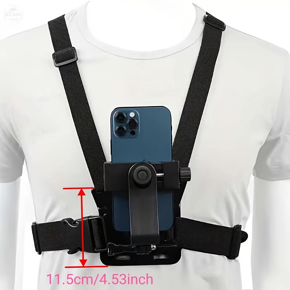 Chest Mount Camera Holder for Outdoor Cycling