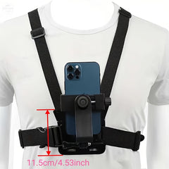 Chest Mount Camera Holder for Outdoor Cycling