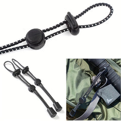 2pcs Backpack Walking Stick Holder Tie Cord Elastic Rope for Camping Hiking