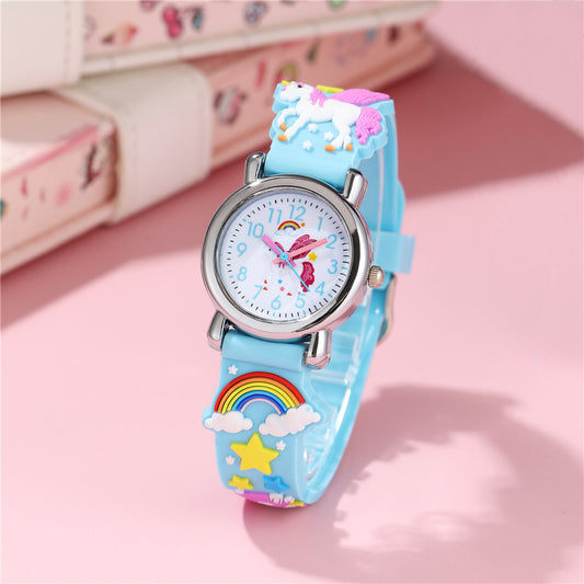 Kids Silicone Unicorn Quartz Watch