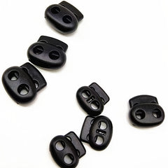 Plastic Cord Locks DIY Spring Stop Fastener Lanyard Cord Clips Buttons