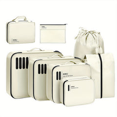 8 Pcs Packing Cubes For Travel Luggage Organizers Lightweight Travel Bags