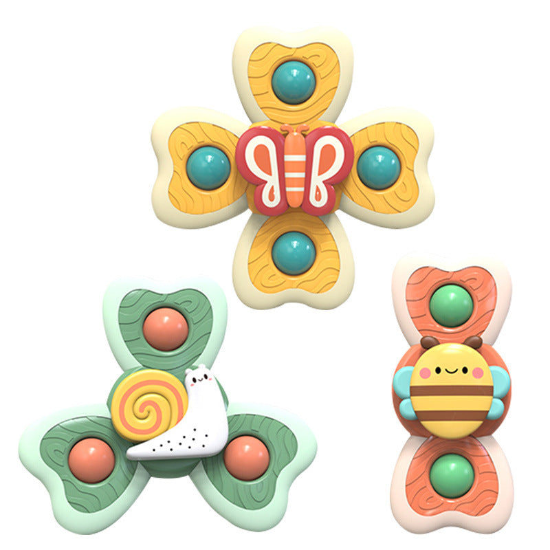 Suction Cup Spinning Top Insect Toys for Babies