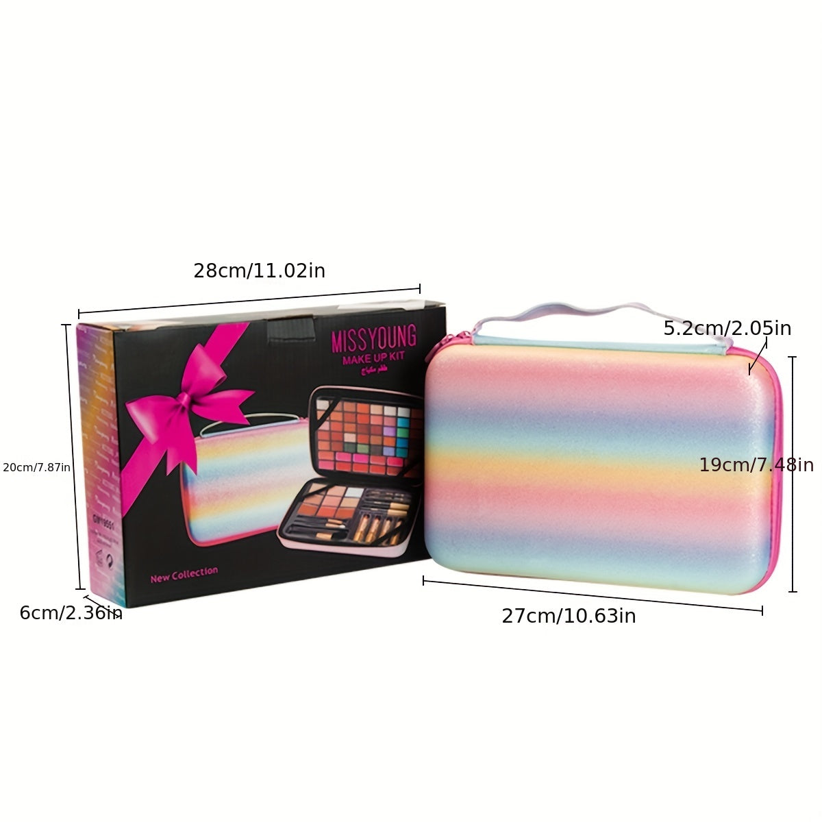 Makeup Kits Gift Set 41 Colors Eyeshadow 7 Colors Body Glitter Cosmetics