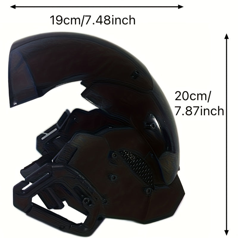 Men's Cyberpunk Helmet for Cosplay Music Party