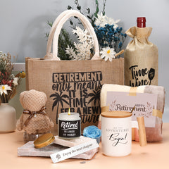 Happy Retirement Coffee Mug Beach Travel Bag Set