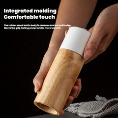 Wooden Manual Pepper & Sea Salt Grinder Kitchen Tool