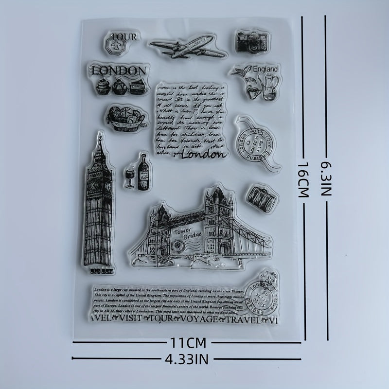 Transparent Cartoon Stamp Hand Account Stamp for Card Making