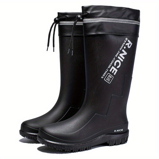 Men's Waterproof Rain Boots Lightweight Garden Shoes