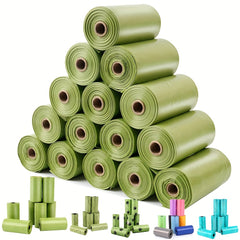 Convenient Dog Waste Bags 255pc 17rolls Easy Cleanup