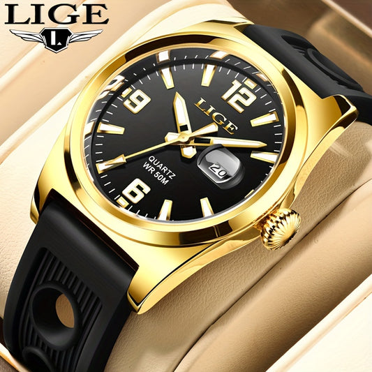 Women's Waterproof Luminous Date Wristwatch