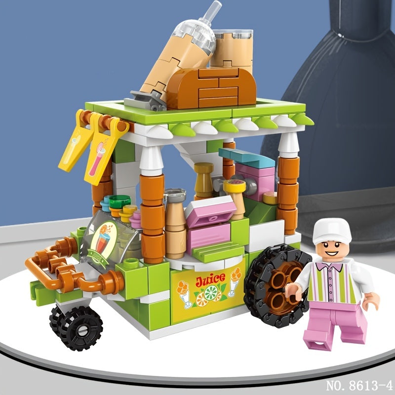 Snack Car Building Blocks Set for Kids