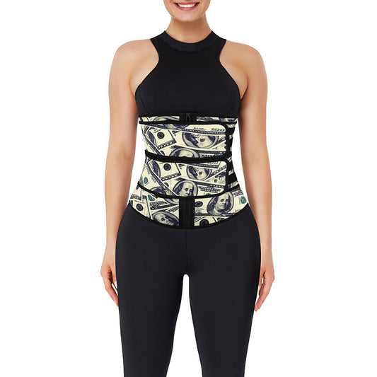 Waist Trainer Tummy Wrap Zipper Tummy Control Slim Girdle Belt