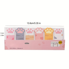 Cat Claw Shaped Sticky Notes 120 Pages