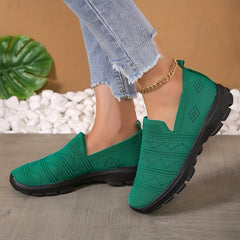 Women's Knit Sock Shoes Breathable Slip On Casual Walking Shoes