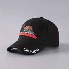 California Republic Baseball Cap Embroidery Unisex Anime Sun Hat