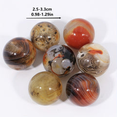 Natural Sardonyx Agate Healing Sphere Reiki Stone