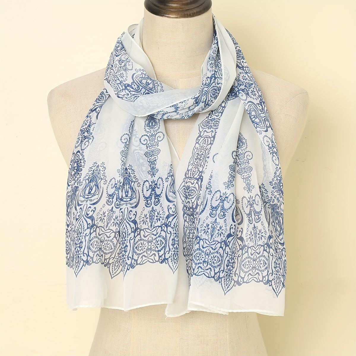 Breathable Print Scarf Sunscreen Shawl Casual Outdoor Wrap