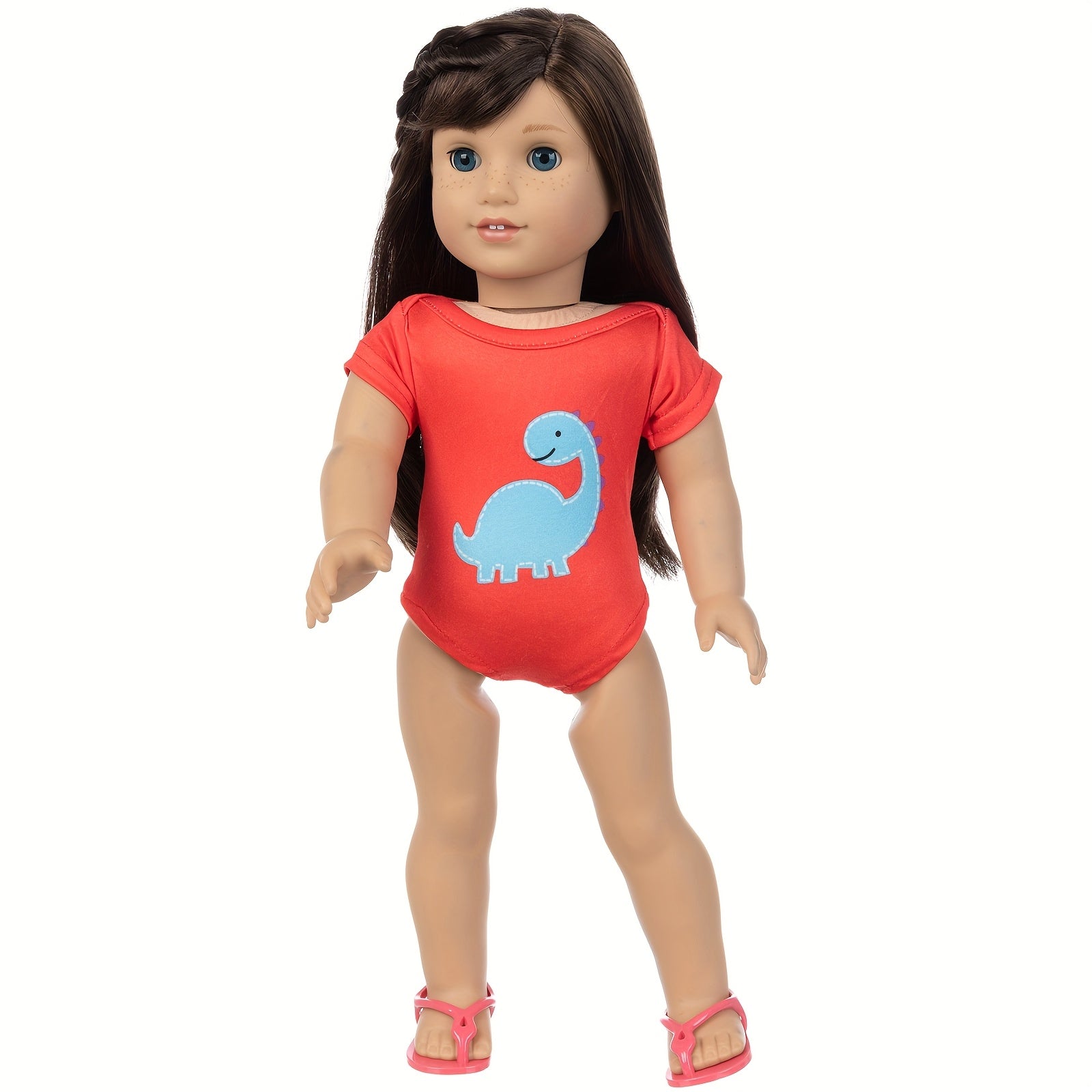Summer Dinosaur Swimsuit for 16" Baby Dolls