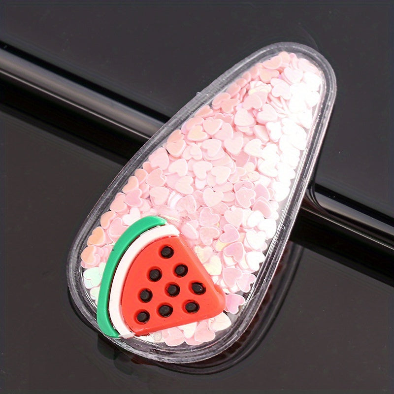 Colorful Sequin Fruit Hair Clips for Baby Girls