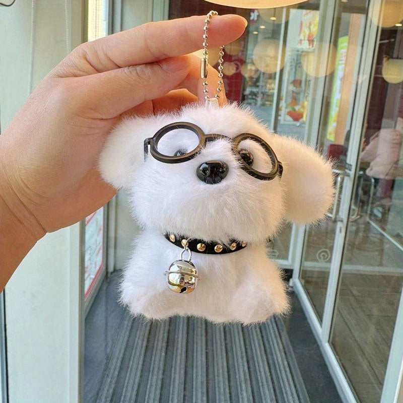 2pcs Cute Puppy Plush Toys Soft Stuffed Animal Pendants
