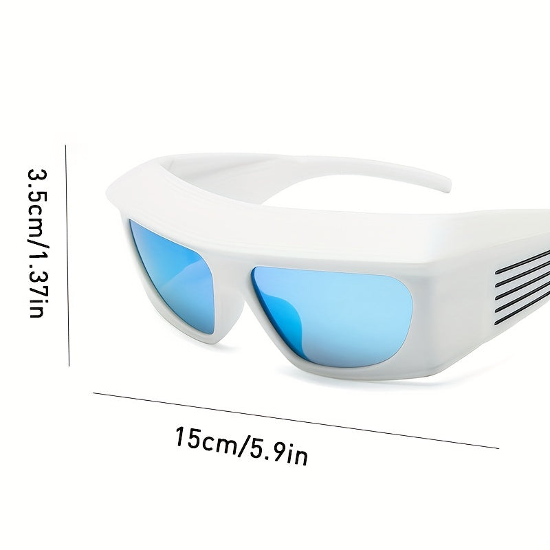 Y2K Wrap Around Sunglasses for Women Men UV400