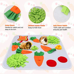 Interactive Rabbit Sniffing Pad Toy Feeding Mat