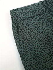  Women's Leopard Print Jogger Trousers