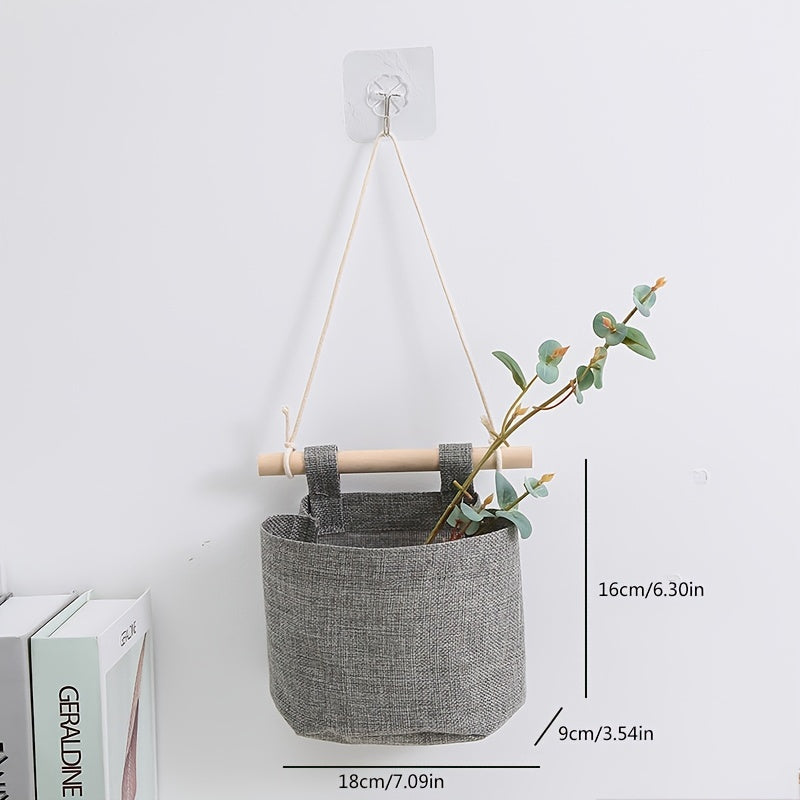 Wall Mounted Storage Bags Grid Detachable Storage Small Cloth Pockets