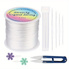 0.5mm Elastic Bracelet String with Needles and Scissors