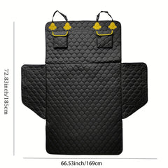 Waterproof Car Pet Mat Trunk Mat with Small Pocket