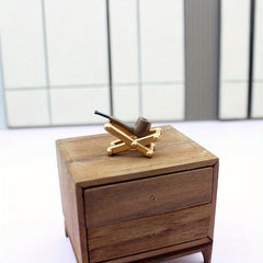 Mini Pipe Rack Decoration for Bedroom Scene