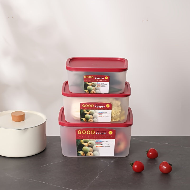 3pcs Food Storage Box Set Kitchen Accessories Organization