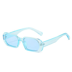 Y2K Rectangle Sunglasses Narrow Sun Shades